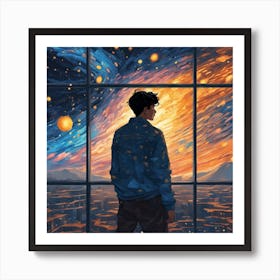 Starry Night 4 Art Print