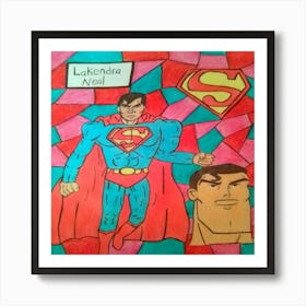 Superman Art Print