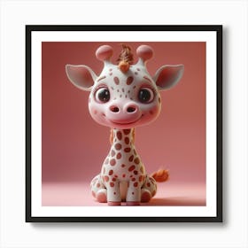 Giraffe 13 Art Print