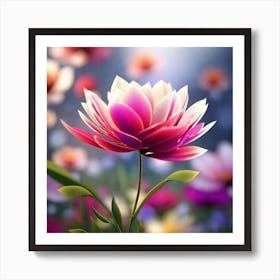 Lotus Flower 3 Art Print