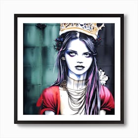 Queen Of Hearts Art Print