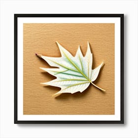 Maple Leaf Art Print