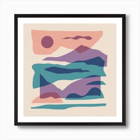 Mountain Sunset Art Print