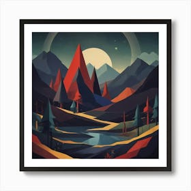 Abstract Landscape 2 Art Print