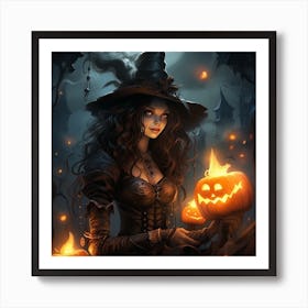 Halloween Witch 2 Art Print