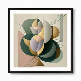 Abstract Abstract Painting Soft Pastel Art Print