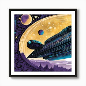 Star Wars Spaceship Art Print