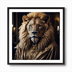 King Lion Art Print