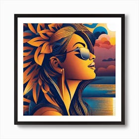 Hawaiian Girl 5 Art Print