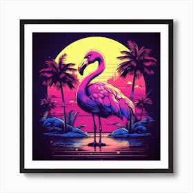 Flamingo 10 Art Print