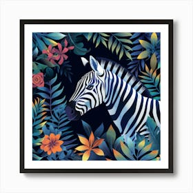 Serene Stripes (7) Art Print