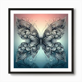 Symmetry Butterfly Art 3 Poster