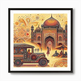 Taj Mahal Art Print