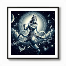 Lord Krishna 6 Art Print