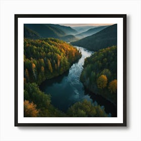 Landscape With The Presence Of God Art Print