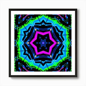 Psychedelic Star 24 Poster