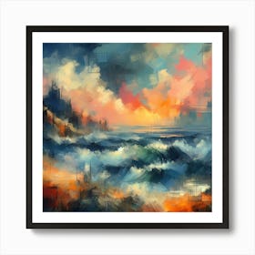 Abstract Horizons 36 Art Print