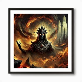 Queen Sorath Soulfire Manipulation Art Print