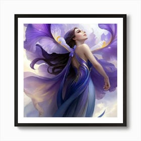 Flora lady Art Print