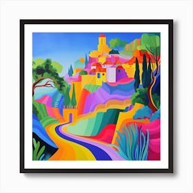 Abstract Travel Collection Guatemala 1 Art Print
