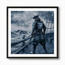 Samurai Art 91 Art Print