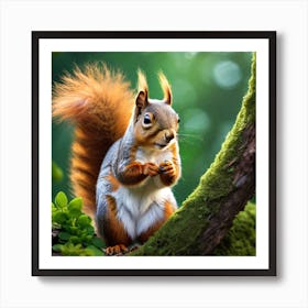 Red Squirrel 19 Art Print