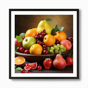 Fruit Bowl 1 Art Print