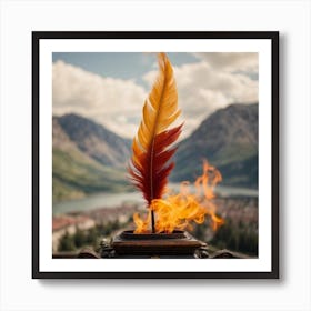 Feather Quill Art Print