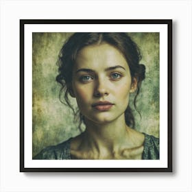 Portrait Of A Young Woman 11 Art Print