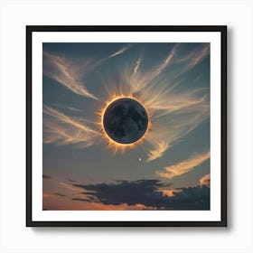 Solar Eclipse 1 Art Print