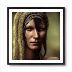 Portrait Of A Woman Art Print