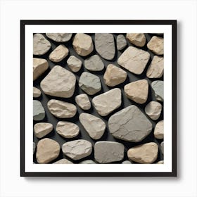 Realistic Stone Flat Surface For Background Use (70) Art Print