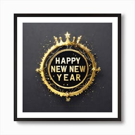 Happy New Year 124 Art Print