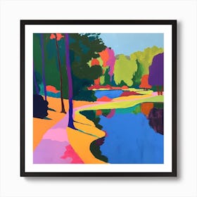 Abstract Park Collection Hyde Park Sydney Australia 2 Art Print