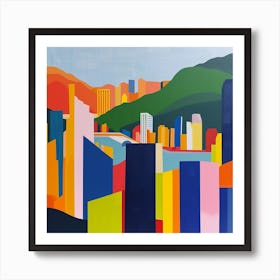 Abstract Travel Collection China 1 Art Print