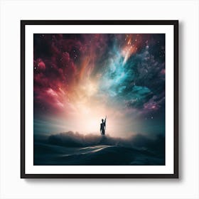 Man In The Sky Art Print