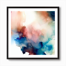 Abstract Watercolor Painting Art Print