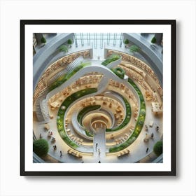 Library In The Sky 1 Art Print