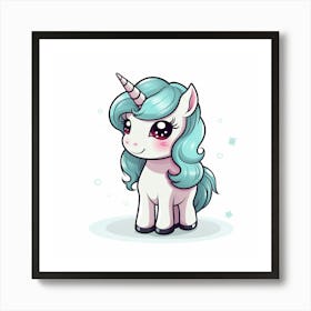 Cute Unicorn 405 Art Print