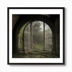 Window In The Woods Art Print