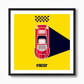Racer Two Art Print