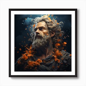 Armadiler Zeos The Greek God And Behind Him All The Others His 1 Art Print