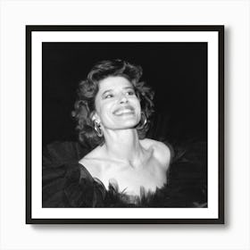 Fanny Ardant 1988 Art Print