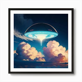 Flying Saucer 1 Art Print