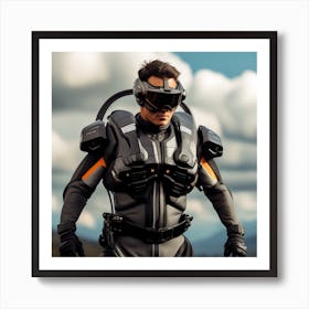 Man In A Space Suit 1 Art Print