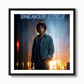 Sneaker Style, 80s, Strangers Things, Spielberg Movie Art Print