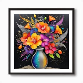 Hawaiian Flowers Art Print