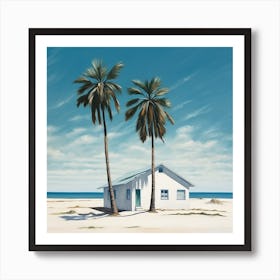 House On The Beach 1 Art Print