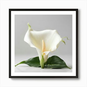 White Calla Lily 7 Art Print