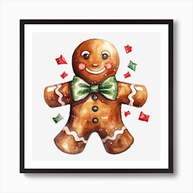 Gingerbread Man 1 Art Print